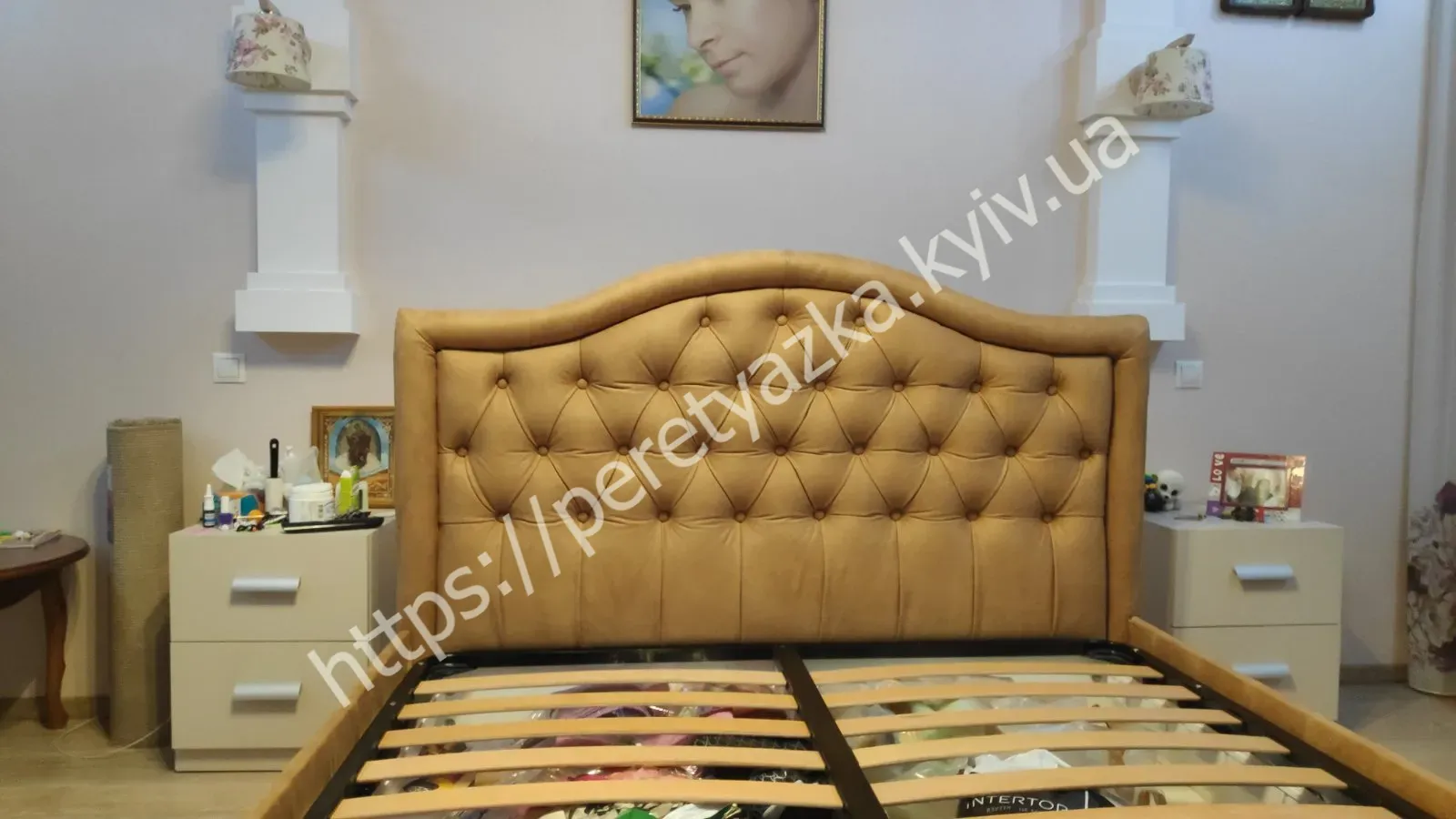 https://peretyazka.kyiv.ua приклад роботи ліжко